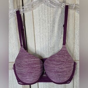Victoria’s Secret  Perfect Shape Push-up Bra Purple Heather Size 34D